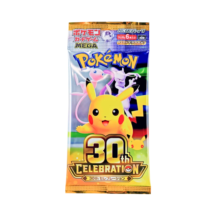 Pokémon TCG MEGA 30th CELEBRATION No Shrink Booster Box