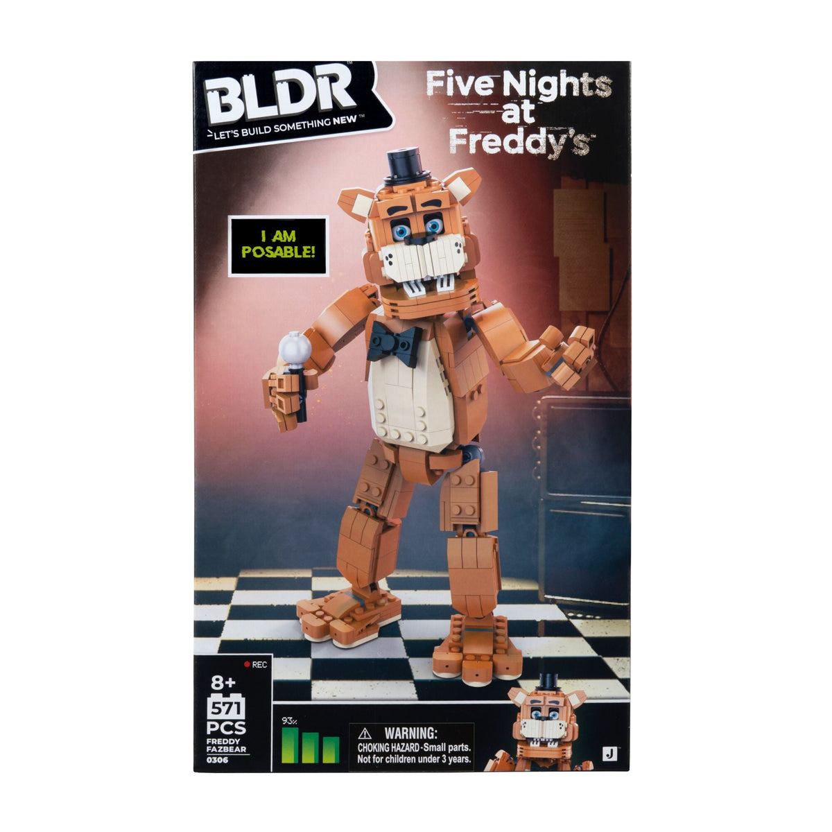 Five Nights At Freddy's Freddy Fazbear Building Set