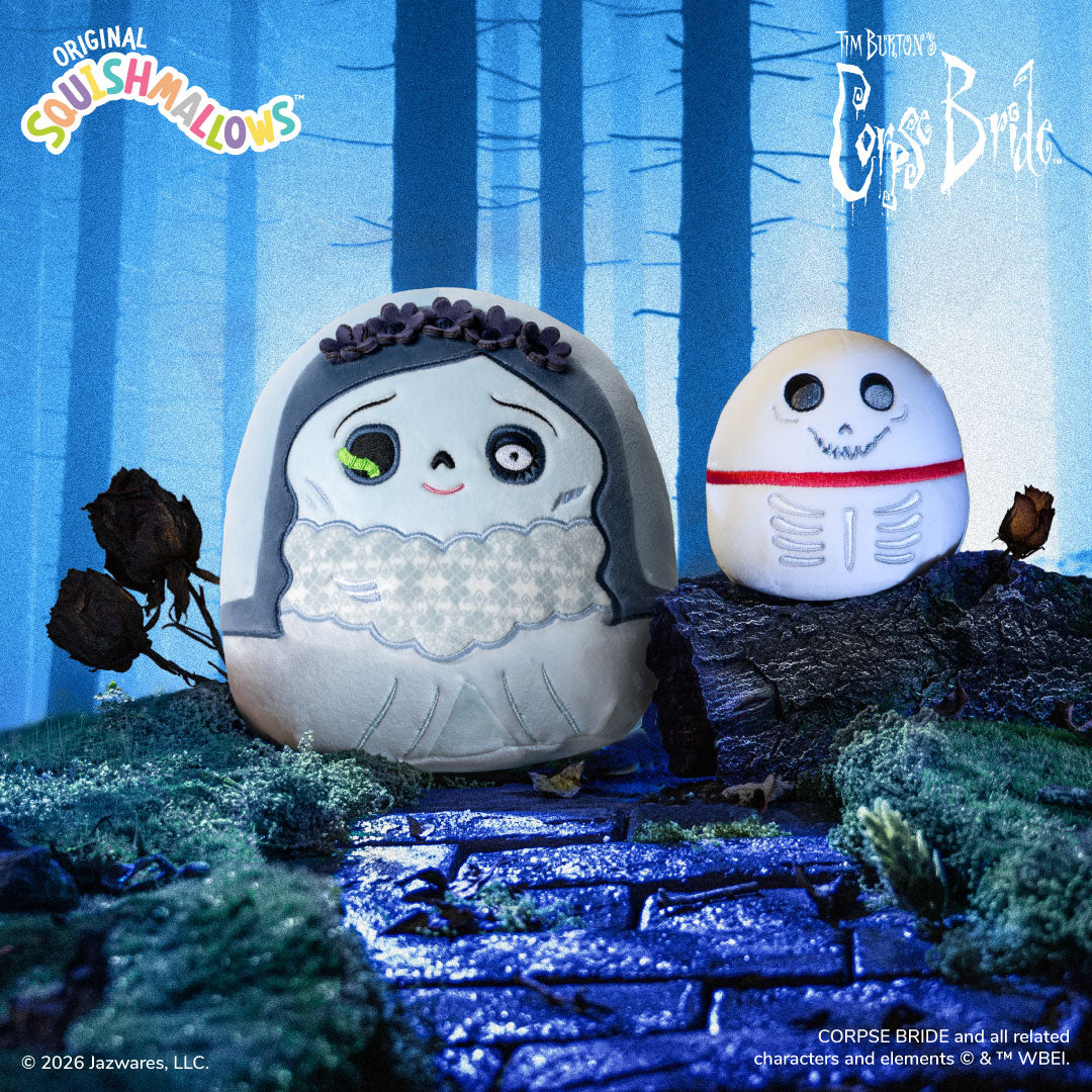 Corpse Bride 8-Inch Emily with Worm and 4-Inch Scraps