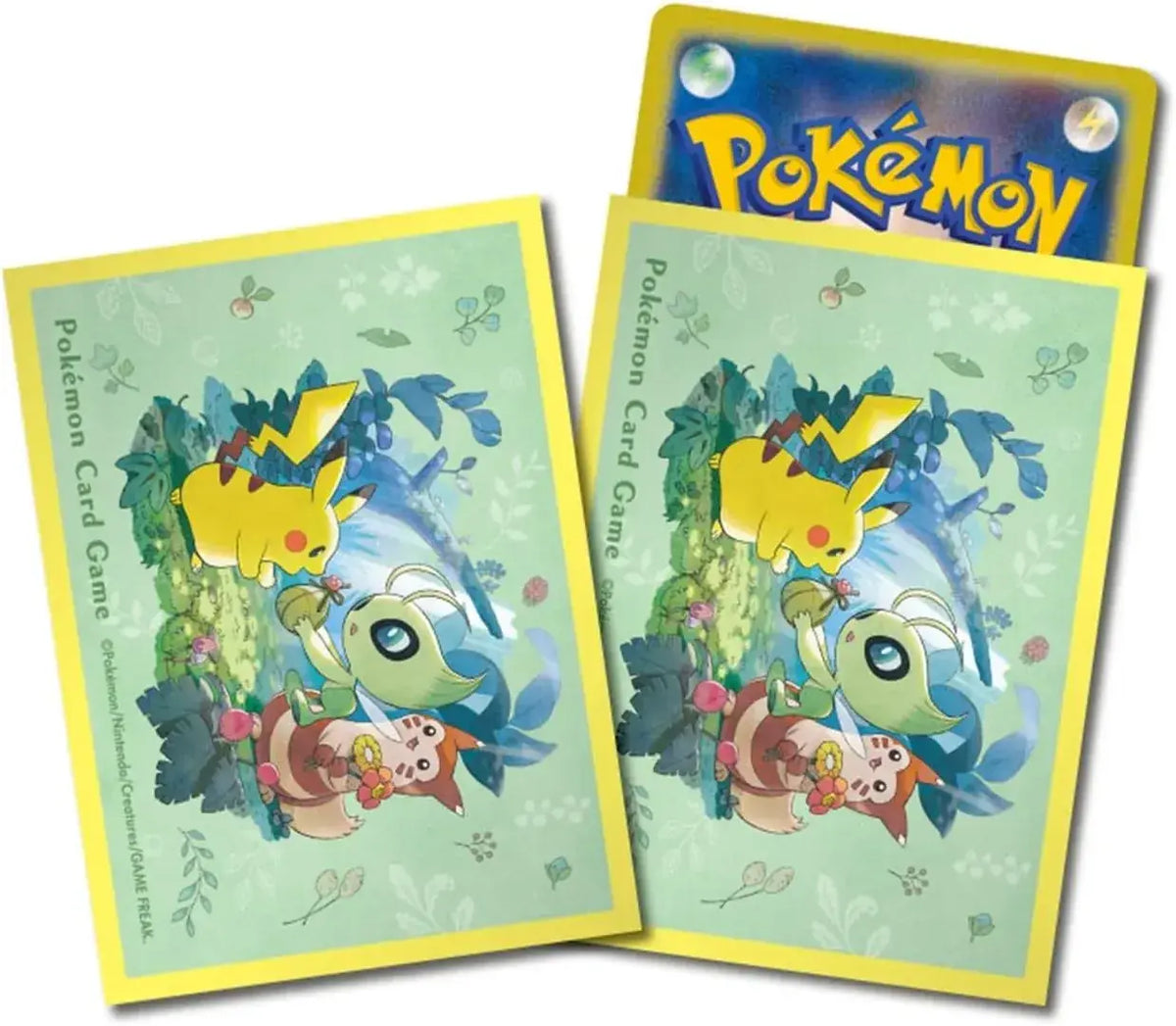 Pokemon Trading Card Game Deck Shield Forest Gift Yellow